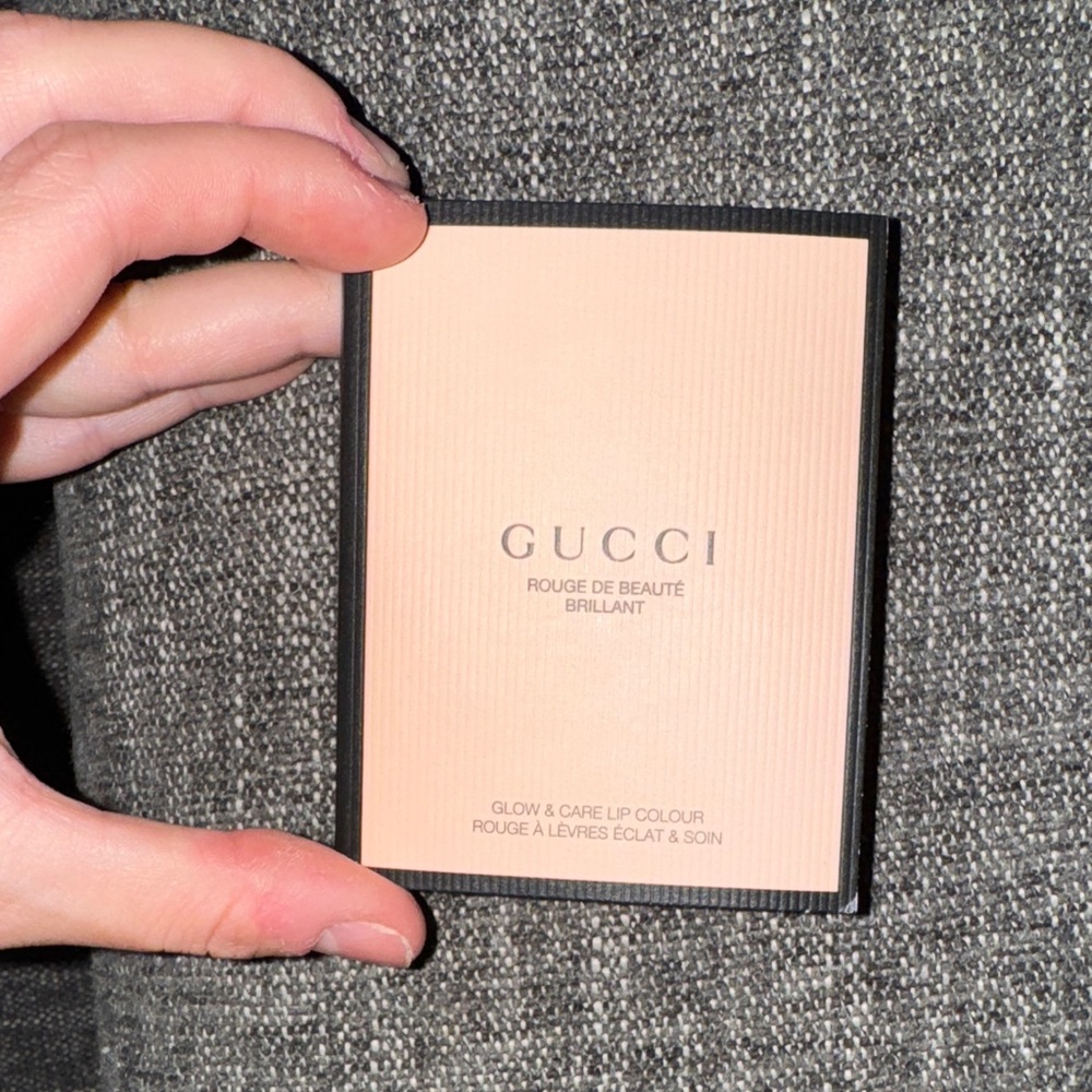 Gucci Rouge de Beauté Brillant Lip Colour in Black and Cream